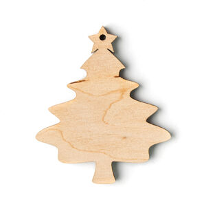 Dřevěná vánoční dekorace - 5 ks v balení - MXH702767