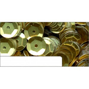 Kulaté flitry zlaté-500ks (dekorační ozdoby - flitry)