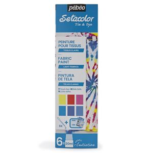 Barvy na světlý textil  Pebeo Setacolor 6 x 20 ml  ( hobby barvy )