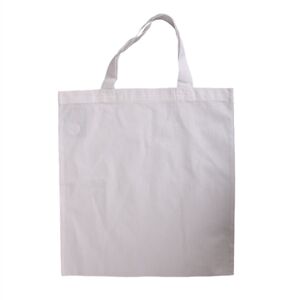 Bavlněná taška s krátkým uchem bílá 38 x 42 cm  ( nákupní taška  Pentart)