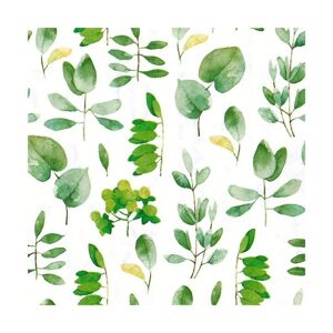 Ubrousky na dekupáž - Zelené listí - 1 ks
