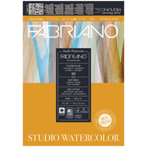 Blok čtvrtek na akvarel FABRIANO Studio 22,9 x 30,5 cm - 20 listů