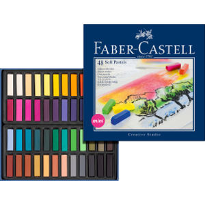 Suchý pastel Gofa set 48 barevný mini (Faber Castel - Suchý pastel)