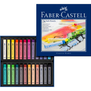 Suchý pastel Gofa set 24 barevný (Faber Castel - Suchý pastel)