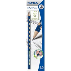 Trojúhelníkové tužky tenké LYRA Slim Groove / 12 ks