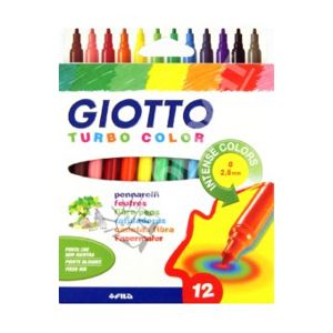 Markery GIOTTO TURBO COLOR / 12 barev