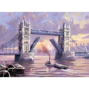 Kreativní set na malování - Tower Bridge A3 (sada na malování podle)