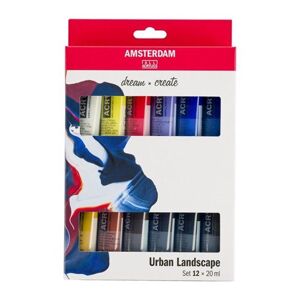 Akrylové barvy Amsterdam - Urban Landscape / sada 12 x 20 ml (Sada)