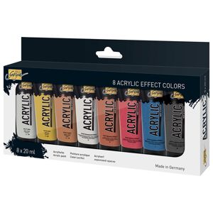 Akrylové barvy Solo Goya Effect / set 8 x 20 ml (akrylové barvy KREUL)