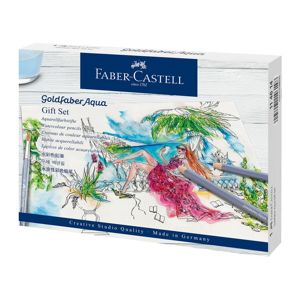 Akvarelové barvičky Goldfaber aqua Faber-Castell gift set (barevné tužky)