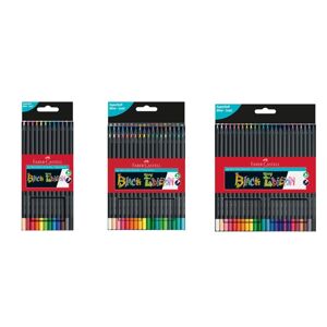 Barevné pastelky Faber-Castell Black Edition / různé sety (barevné tužky)