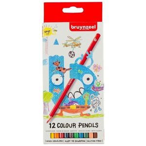 Barevné tužky pro děti Bruynzeel Holland / 12 ks (dětské barvičky)