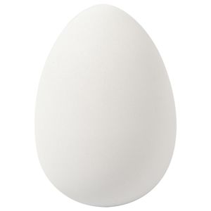 Bílé husí vajíčka z plastu - 8 ks / 8 cm (velikonoční dekorace)