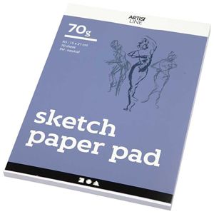 Blok na skicování A5 - 70 listů (Papír na kreslení)