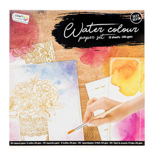 Blok papírů Craft Sensations pro akvarelové barvy - 12 listů (skicák s)