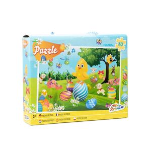 Dětské velikonoční puzzle - Kuře (Puzzle pro děti)