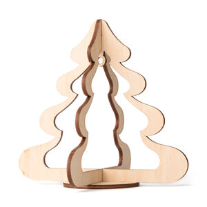 Dřevěná vánoční dekorace – 1 ks – MXH702685
