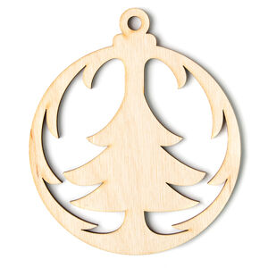 Dřevěná vánoční dekorace – 1 ks – MXH702757