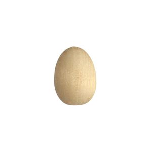 Dřevěné vejce malé 3.8 x 2.8 cm (dřevěné komponenty na dekorování)