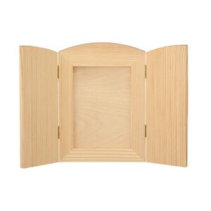 Dřevěný rámeček na fotografii - otevírací (dřevěné polotovary na)