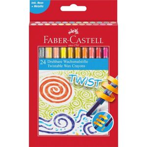 Faber-Castell vysouvací voskovky Twist / různé sety (Pastelky pro děti)