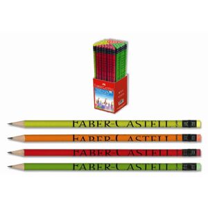 Grafitová tužka Faber-Castell s gum.. 72 ks (Faber Castel - Grafitová)