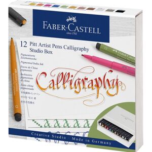 Kaligrafické pera Faber-Castell Pitt / studio box 12 ks (pomůcky na)