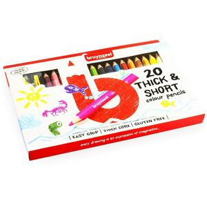 Krátké a hrubé barevné tužky Bruynzeel Holland / 20 ks (barevné tužky)