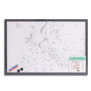 Kreativní mapa Evropy 60x40 cm (magnetická mapa)
