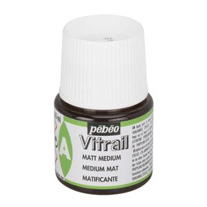 Matné médium PEBEO Vitrail 45 ml (zmatňující médium Vitrail pro barvy na)