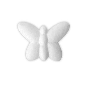 Motýl z polystyrenu 65 mm (Polystyrenové komponenty na dekorování)