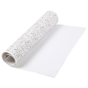 Papier z umelej kože - white and black (kožený papír vhodný na dotvoření)
