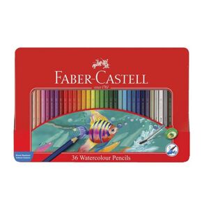 Pastelky akvarelové set 36 barevné v plechovém pouzdře