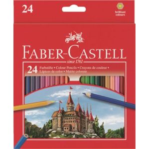Pastelky Castell set 24 barevné (Faber Castel - Pastelky Klasik)