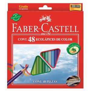 Pastelky ECO Triangular standard set 48 barevné (Faber Castel - Pastelky)