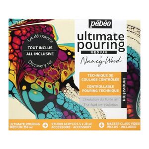 Pebeo sada Ultimate Pouring (Akrylové barvy pro pouring techniku)
