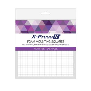 Pěnové čtverečky X-Press It oboustranně lepicí (oboustranné lepící)
