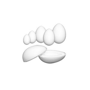 Polystyrénové vejce dvoudílné 15.5 cm (kreativní komponenty z)