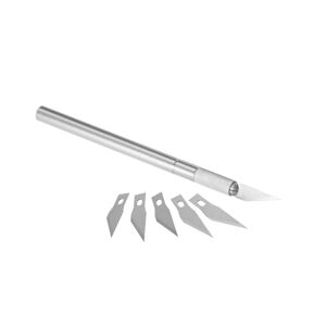 Řezací nůž Transotype stříbrný   náhradní čepele (řezací skalpel COPIC)