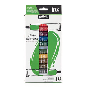 Sada akrylových barev Studio PEBEO 12 x 12 ml (set akrylových barev)
