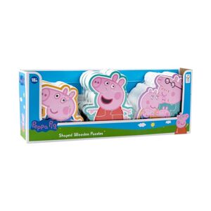 Sada dřevěných puzzle pro děti PEPPA PIG 3 ks