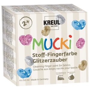 Sada prstové barvy na textil MUCKI KREUL - Twinkling Magic (barvy na)