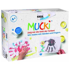 Sada prstových barev MUCKI - Malujme s rukama a prsty (barvy pro děti)