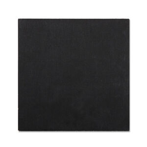Šepsované plátno na lepence 3 mm - Černé (plátno na malování malování)