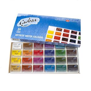Set uměleckých akvarelových barev Ladoga / 24x2,5ml