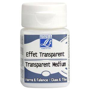 Transparentní médium Lefranc & Bourgeois pro barvy na sklo 50 ml