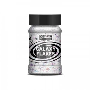 Třpytivé vesmírné vločky Pentart (Galaxy flakes)