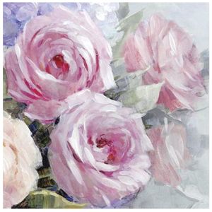 Ubrousky na dekupáž Pink Roses - 1 ks (Ubrousky na dekupáž)