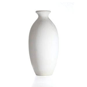 Váza z pálené hlíny - polotovar - 10x10x22 cm (Váza na malování)