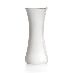 Váza z pálené hlíny - polotovar - 15x13x36 cm (Váza na malování)
